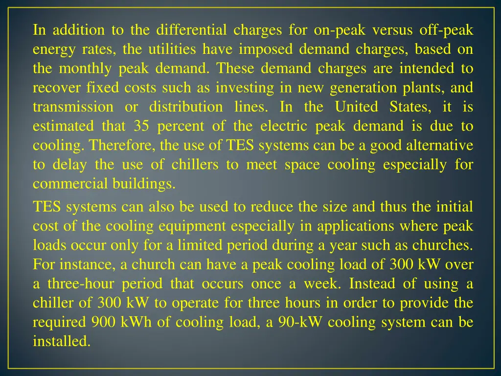 in addition to the differential charges