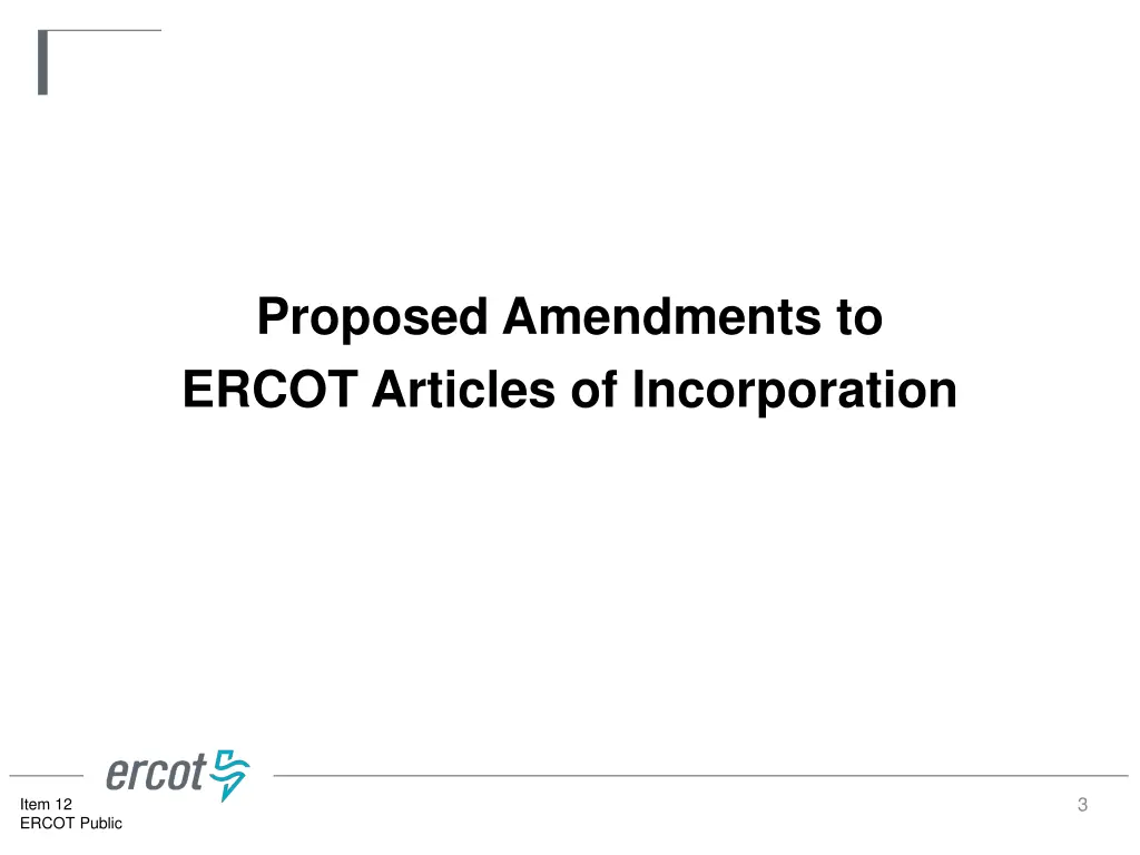 proposed amendments to ercot articles