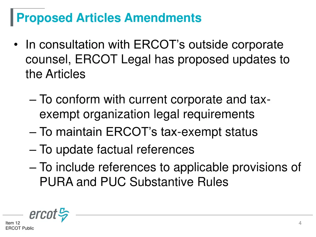 proposed articles amendments