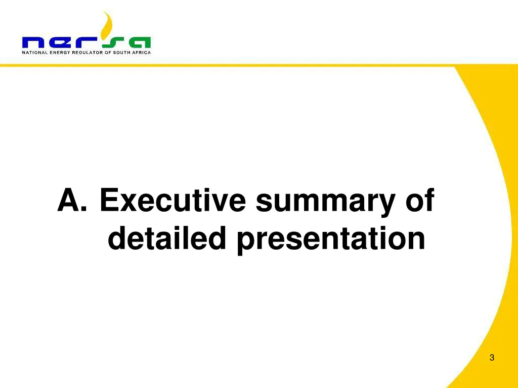 a executive summary of detailed presentation