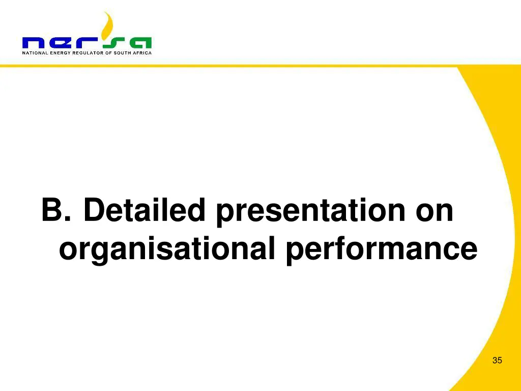 b detailed presentation on organisational