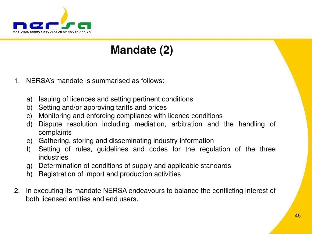 mandate 2