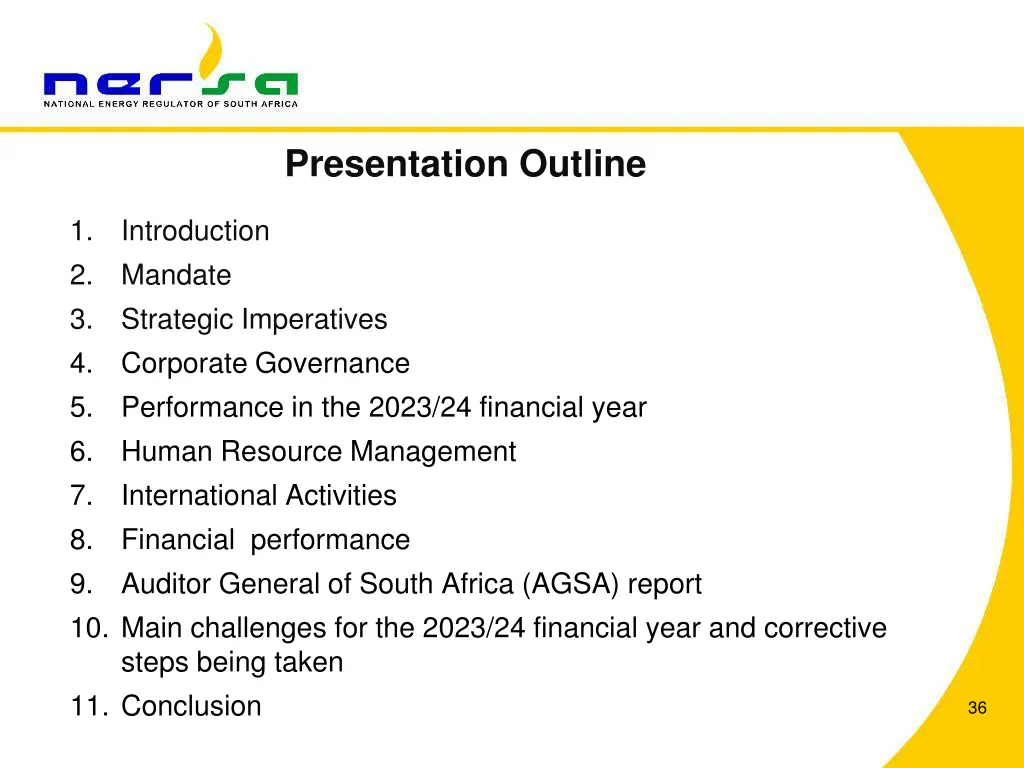 presentation outline 1