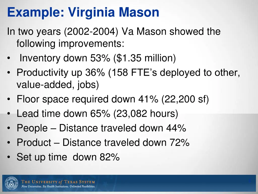 example virginia mason