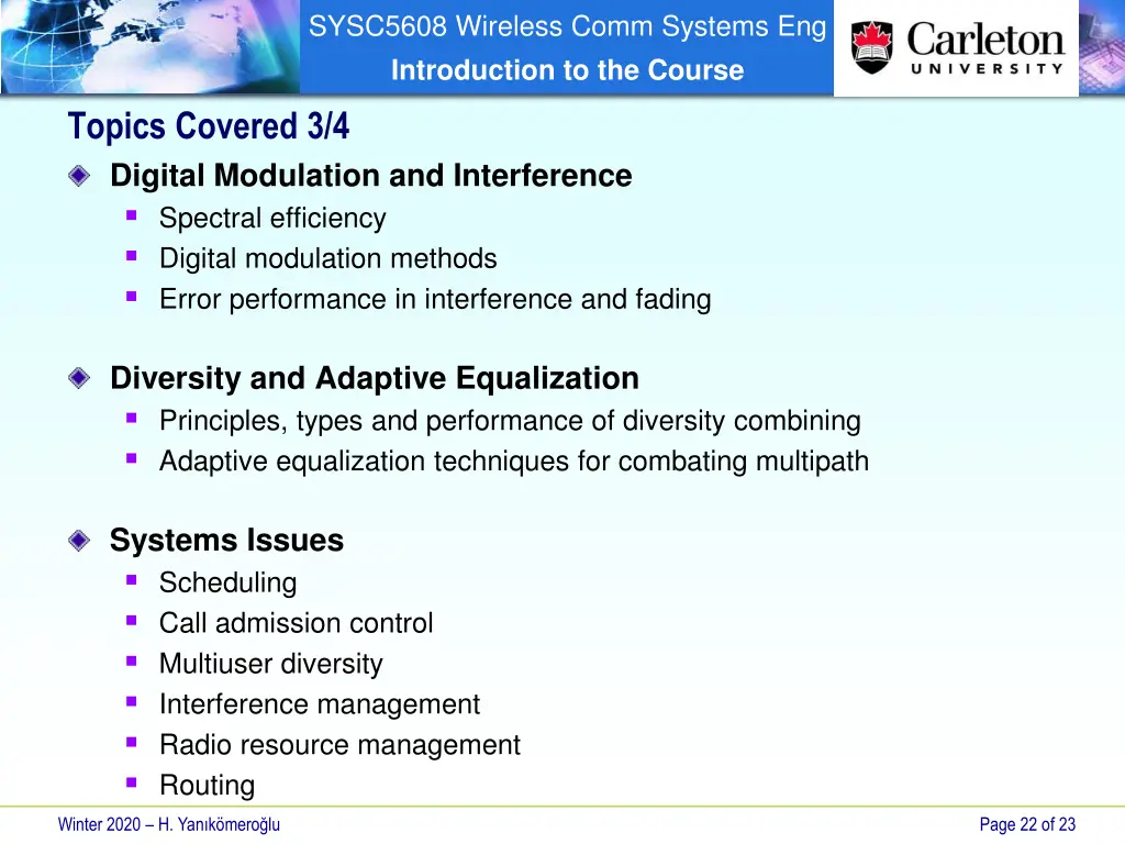 sysc5608 wireless comm systems eng introduction 21
