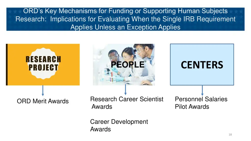 ord s key mechanisms for funding or supporting