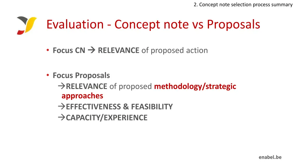 2 concept note selection process summary 1