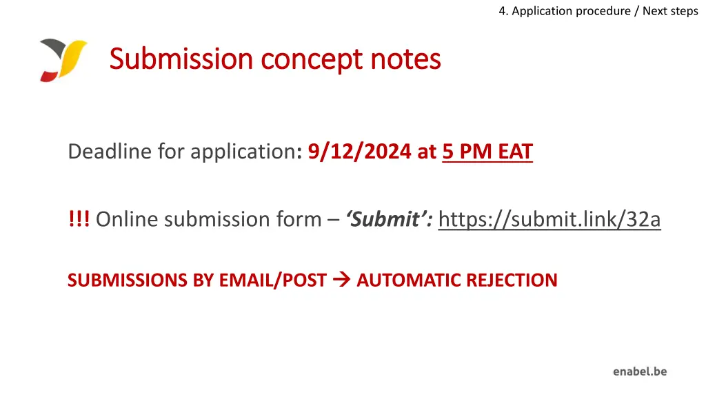 4 application procedure next steps 1