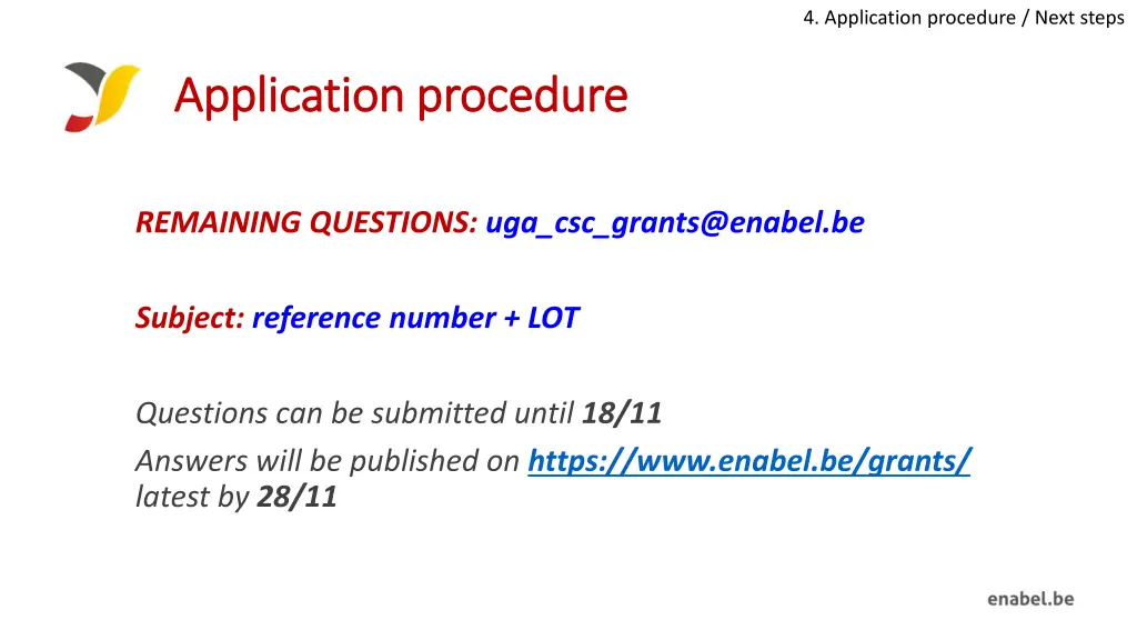 4 application procedure next steps 2