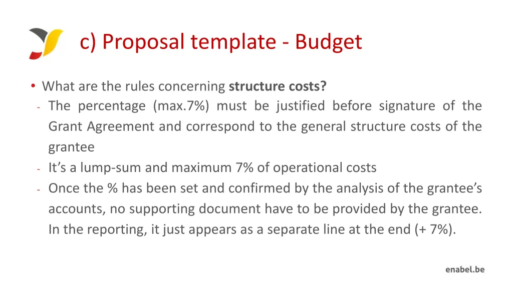 c proposal template budget 3