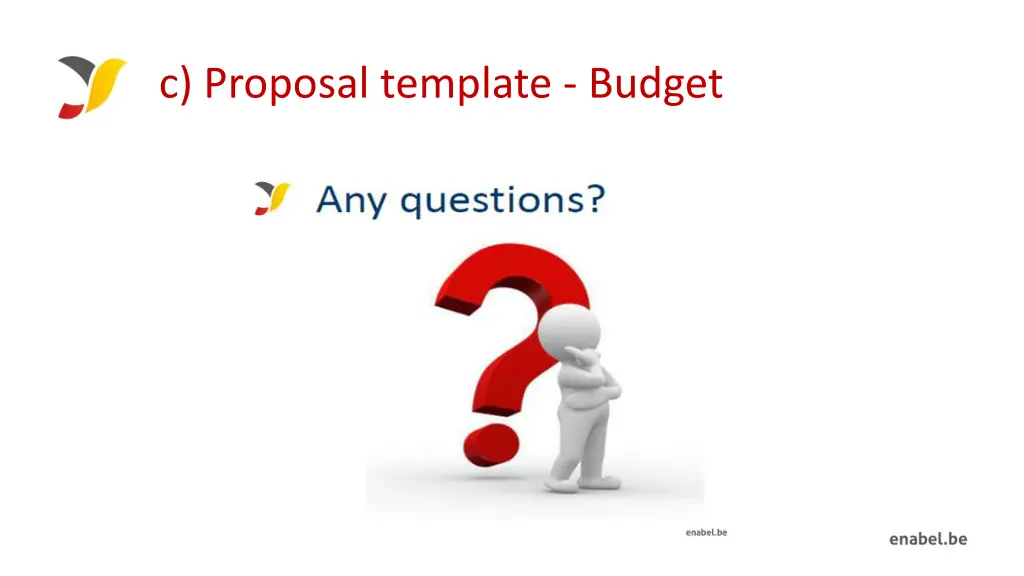 c proposal template budget 8