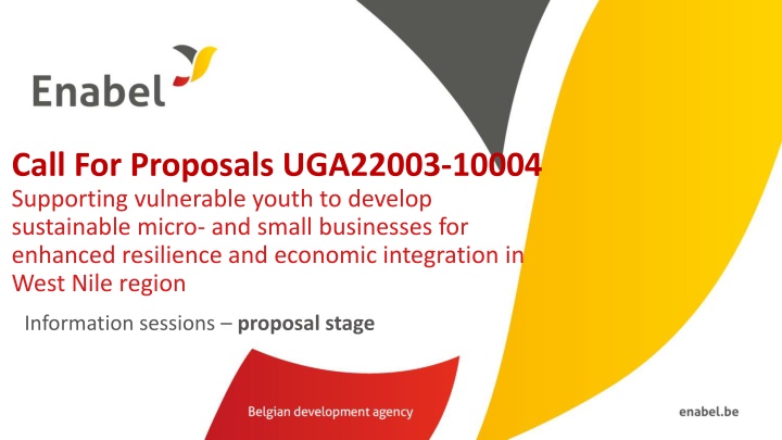 call for proposals uga22003 10004 supporting