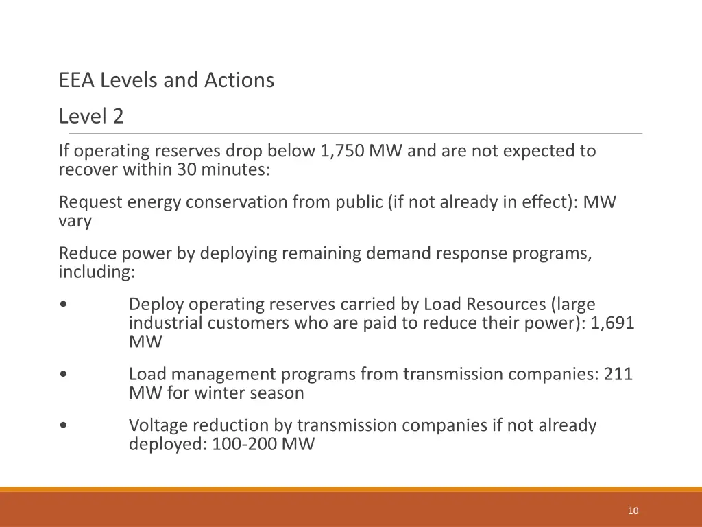 eea levels and actions 1
