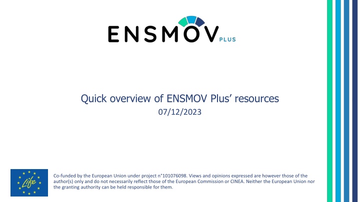 quick overview of ensmov plus resources 07 12 2023