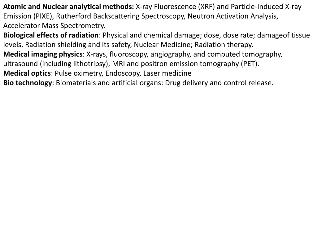 atomic and nuclear analytical methods