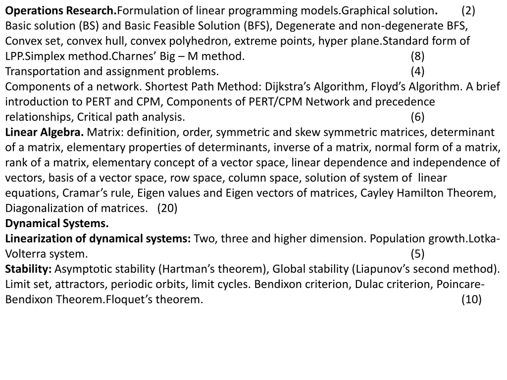 operations research formulation of linear