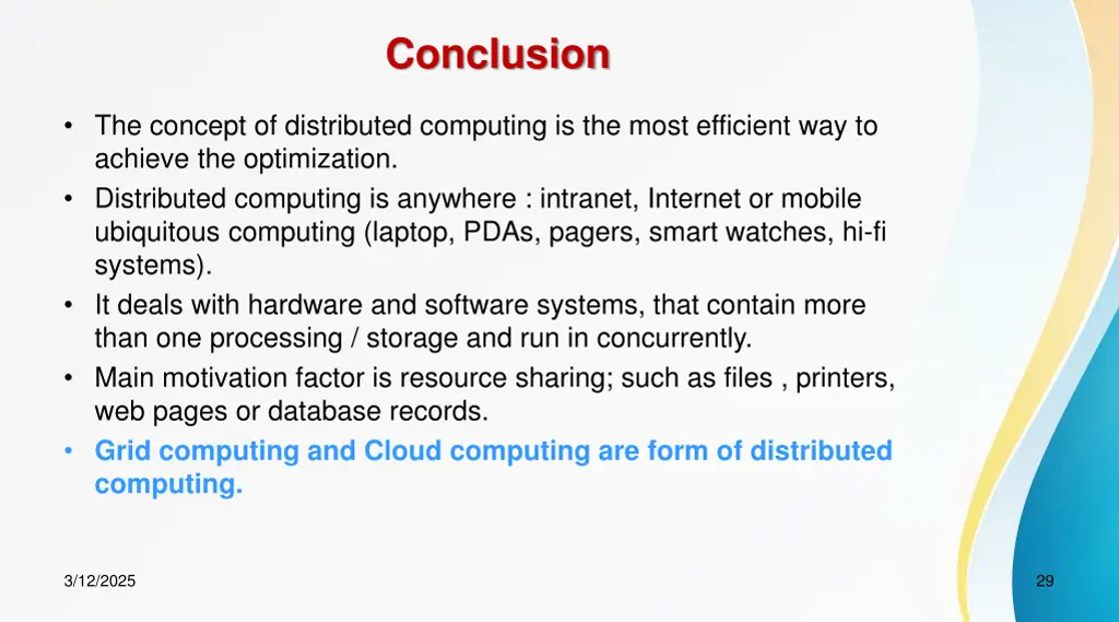 conclusion