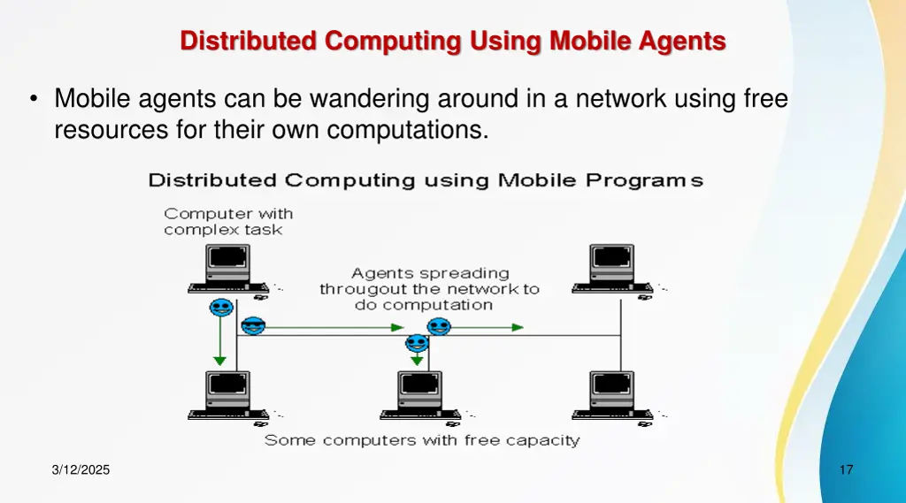 distributed computing using mobile agents