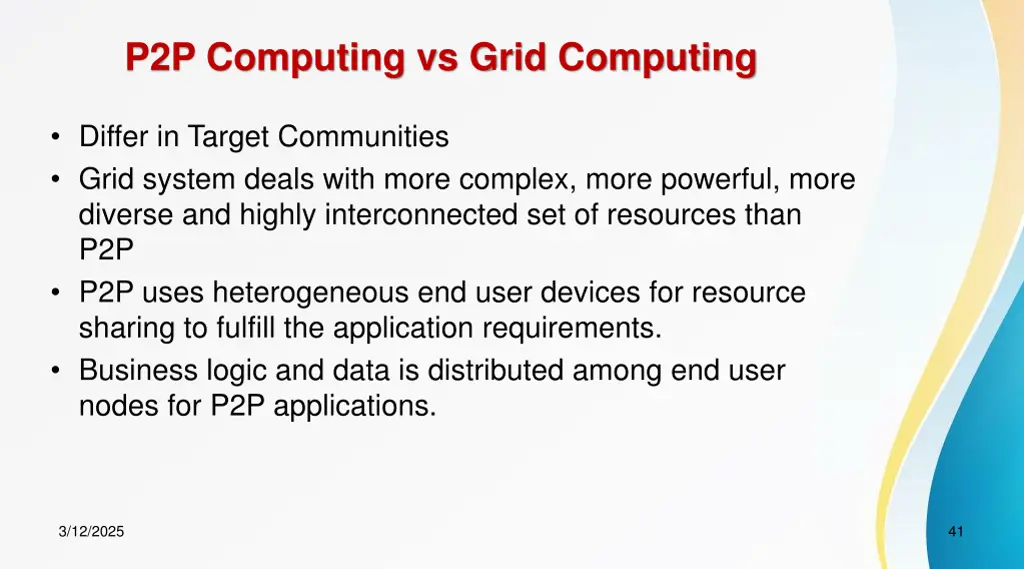 p2p computing vs grid computing