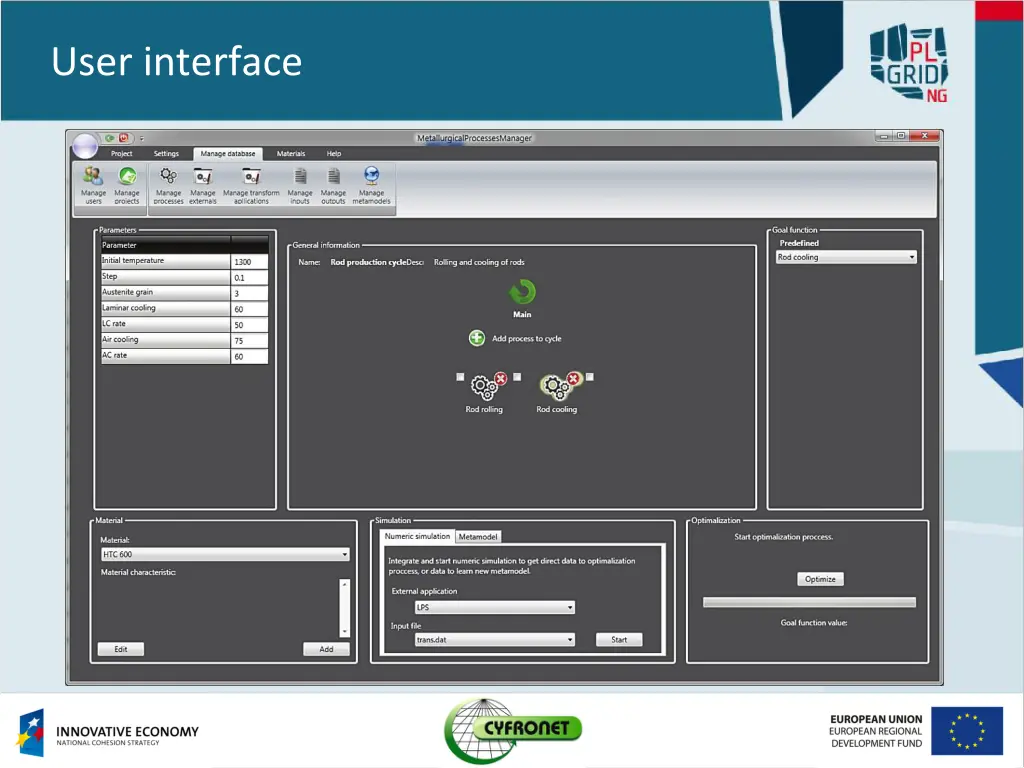 user interface