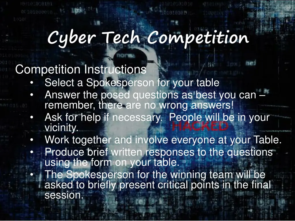 cyber tech competition