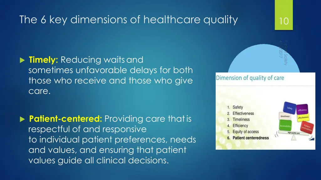 the 6 key dimensions of healthcare quality 1
