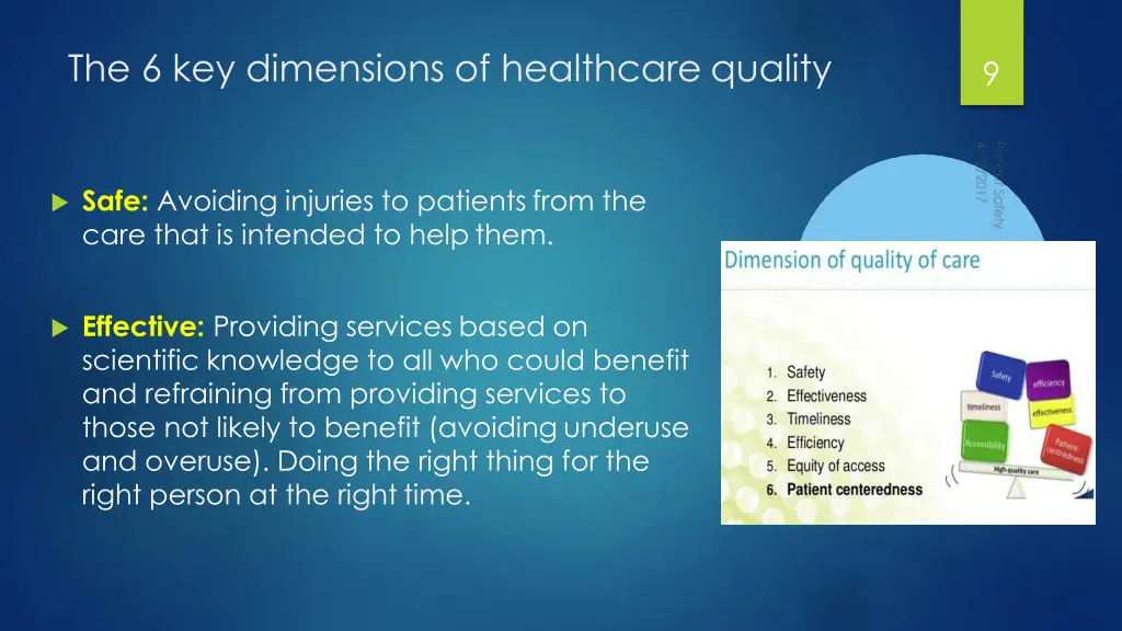 the 6 key dimensions of healthcare quality