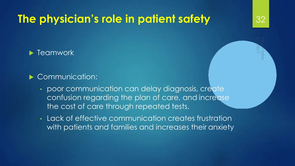 the physician s role in patient safety 1
