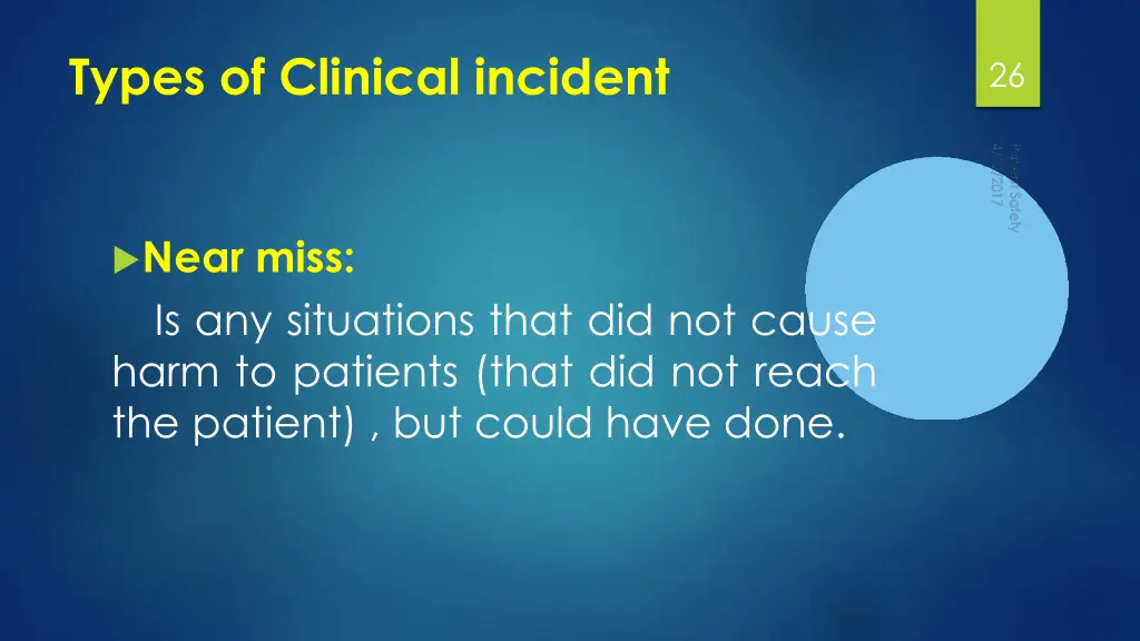 types of clinical incident 4