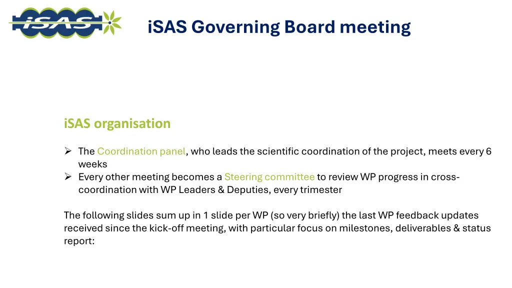 isas governing board meeting 3