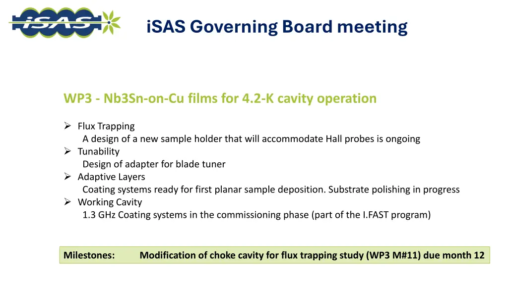 isas governing board meeting 6