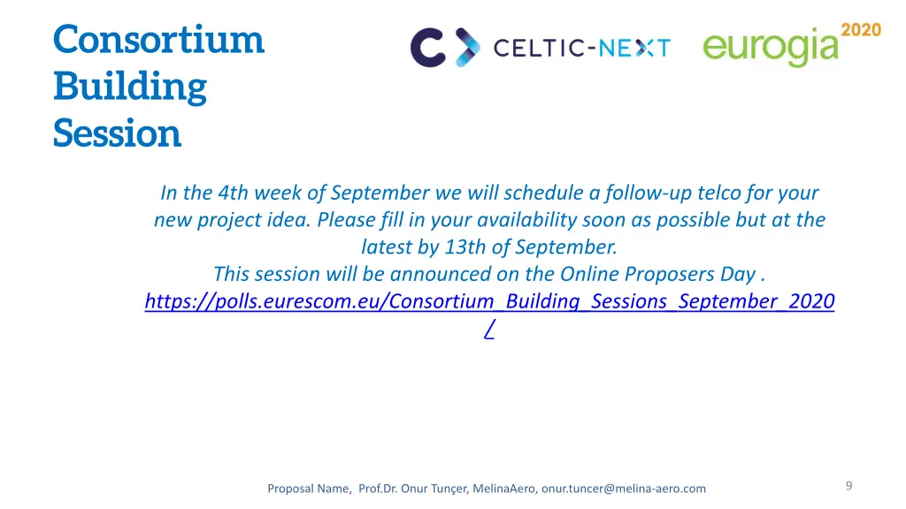 consortium building session
