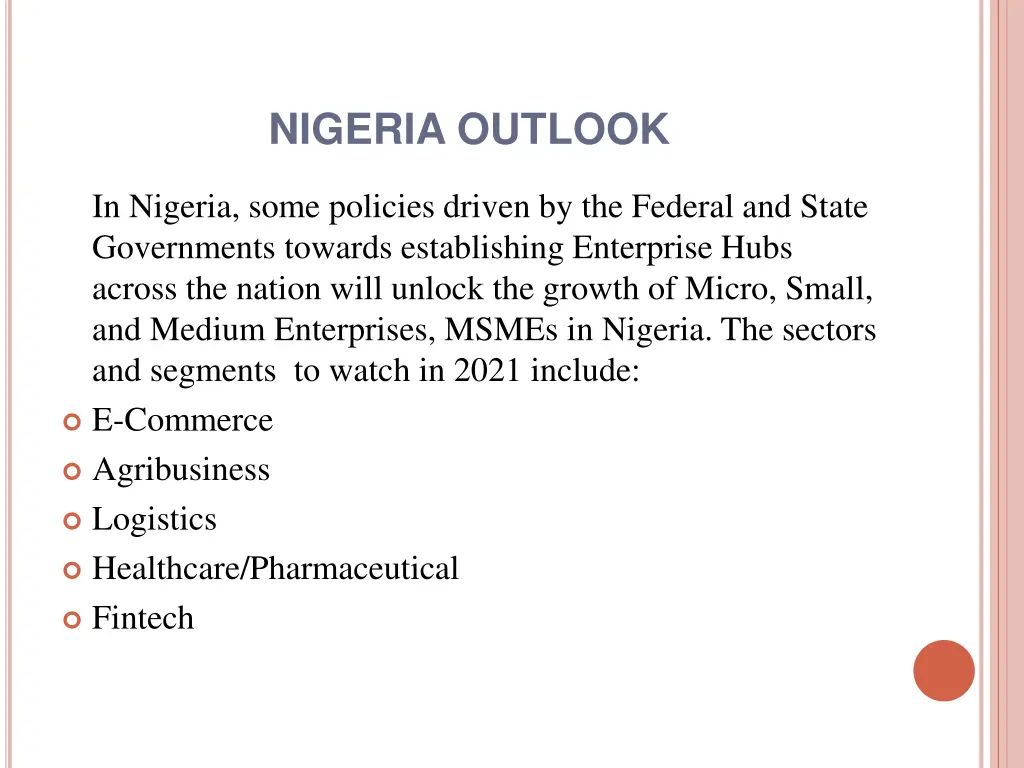 nigeria outlook