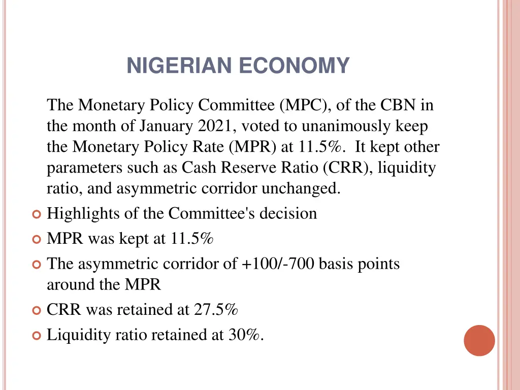 nigerian economy