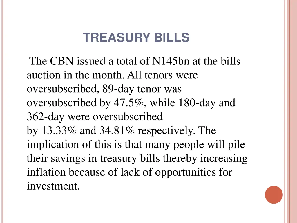 treasury bills