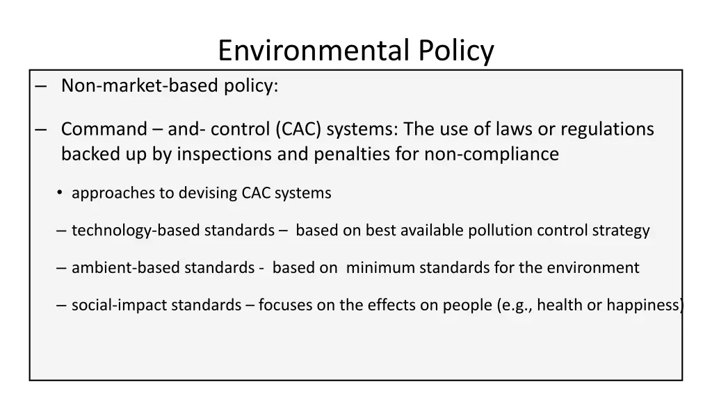 environmental policy 3