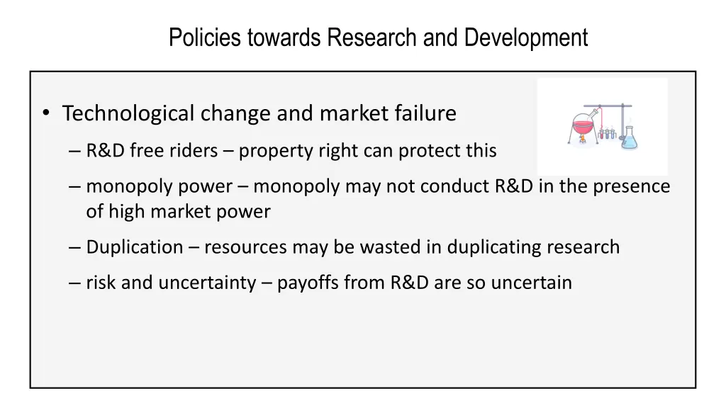 policies towards research and development 1