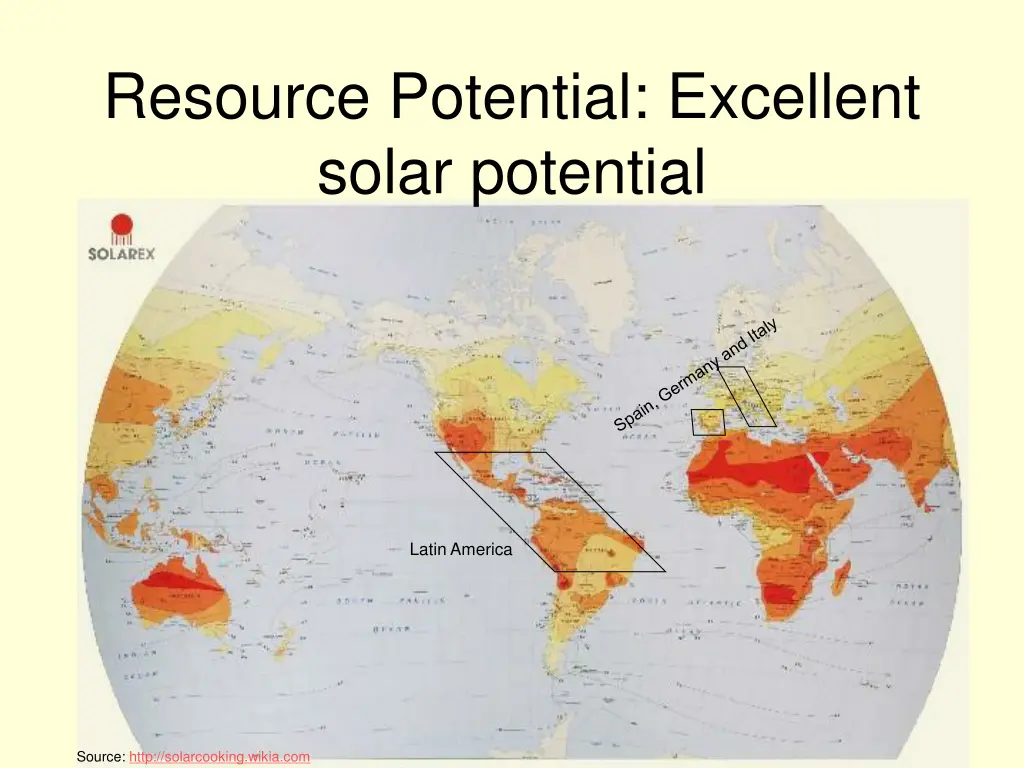 resource potential excellent solar potential