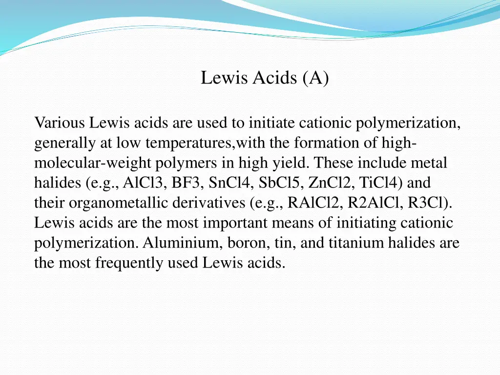 lewis acids a