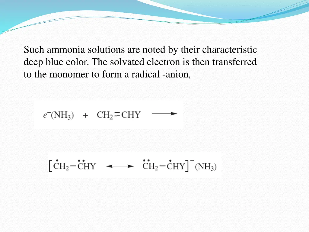 such ammonia solutions are noted by their