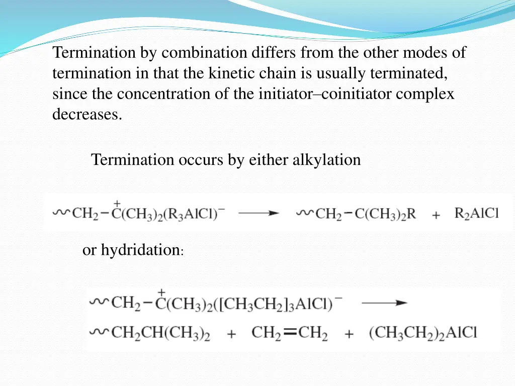 termination by combination differs from the other