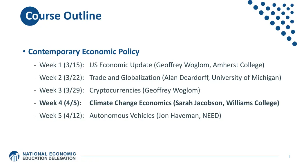course outline