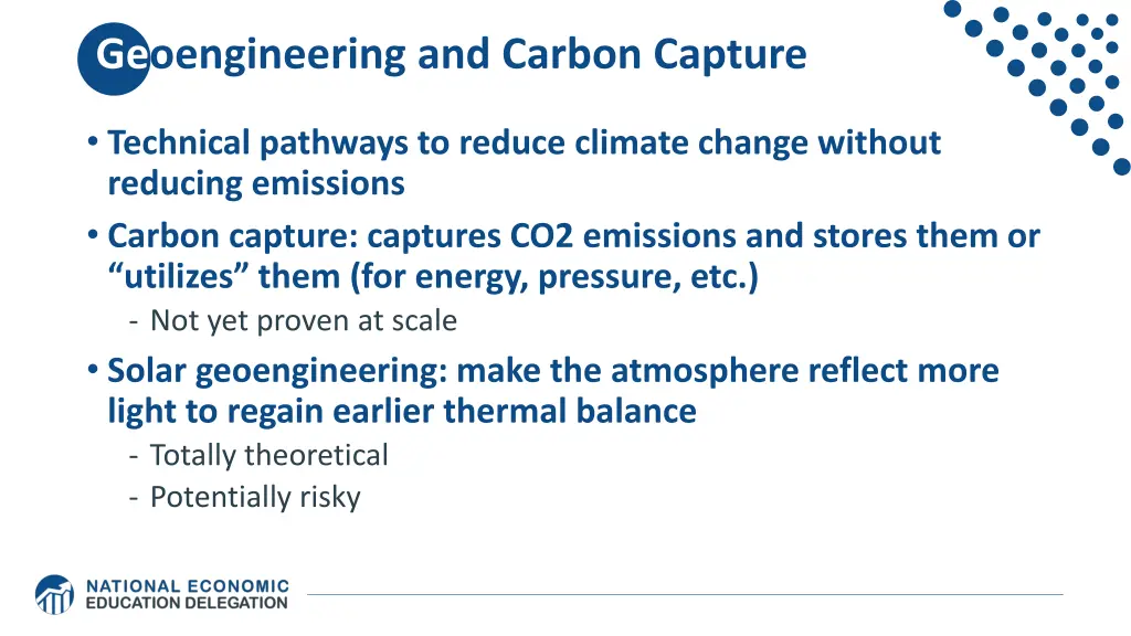 geoengineering and carbon capture