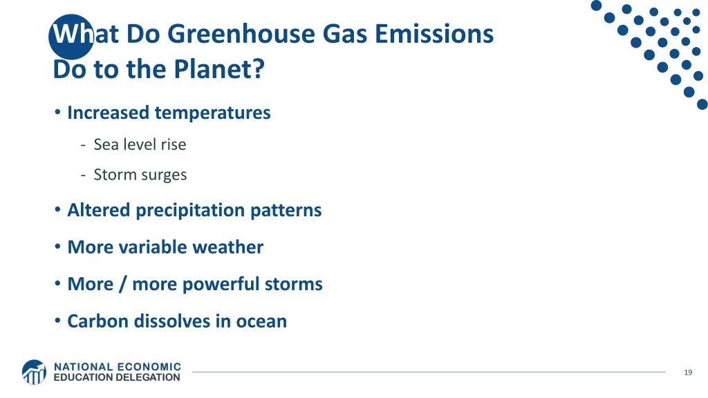 what do greenhouse gas emissions do to the planet