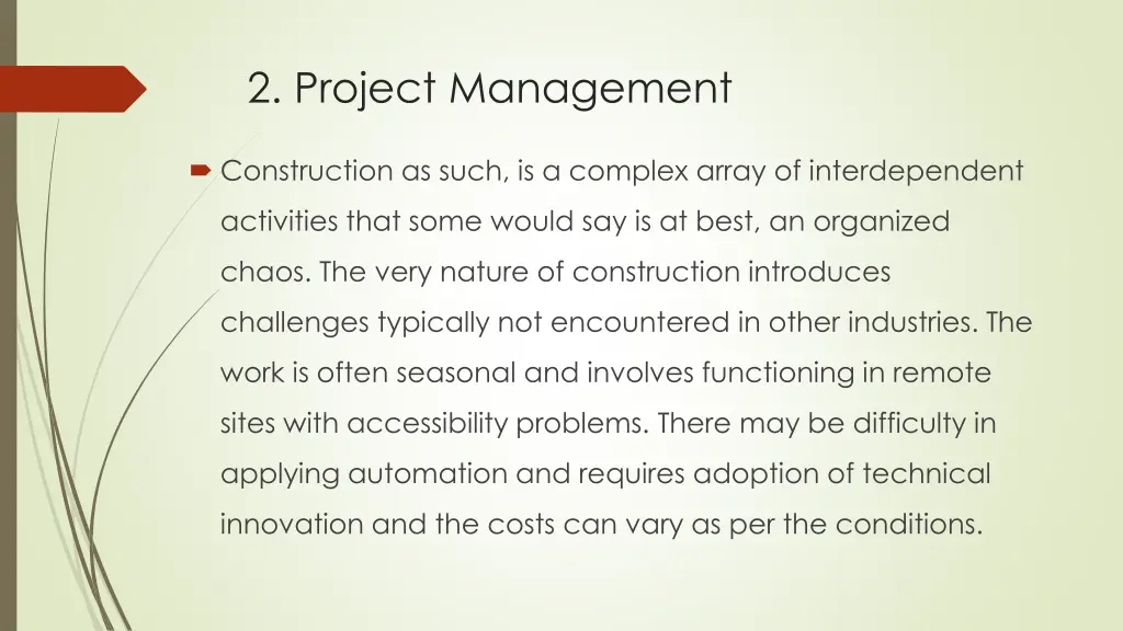 2 project management