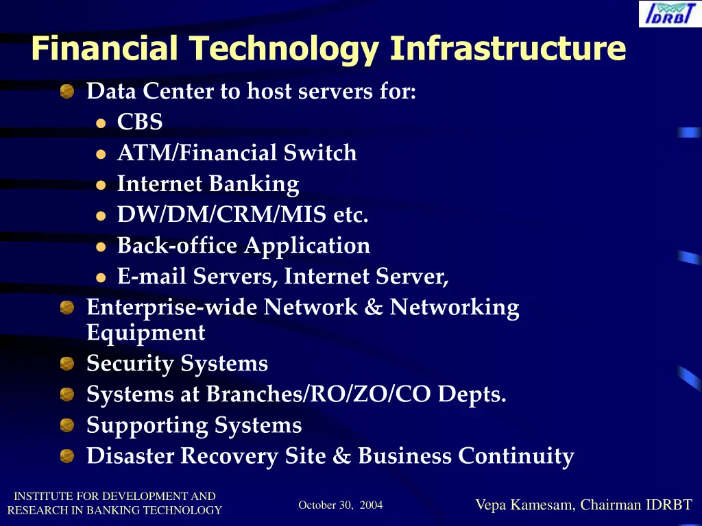 financial technology infrastructure