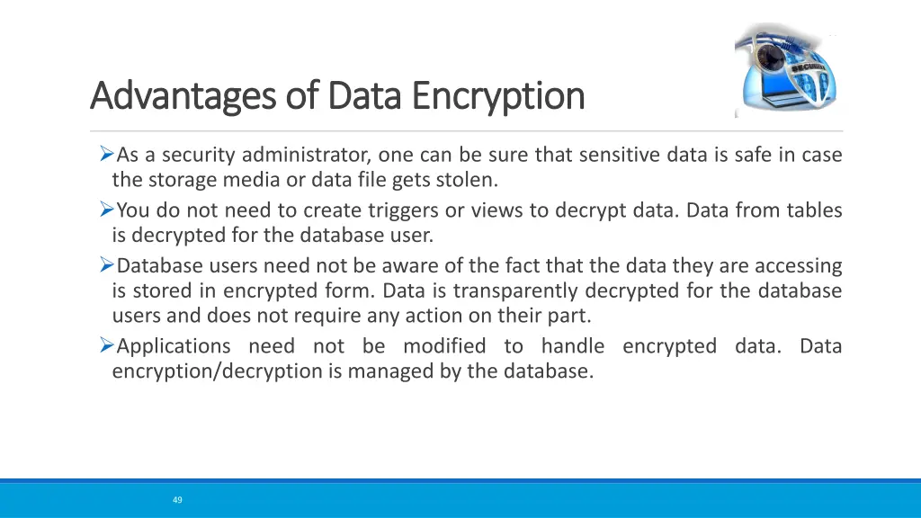 advantages of data encryption advantages of data