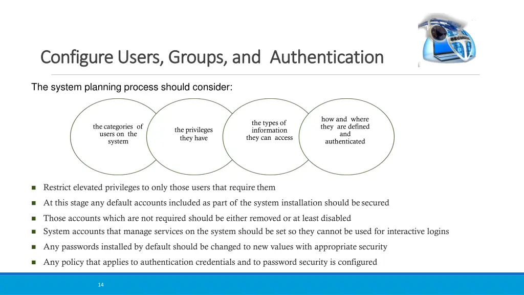 configure configure users groups users groups