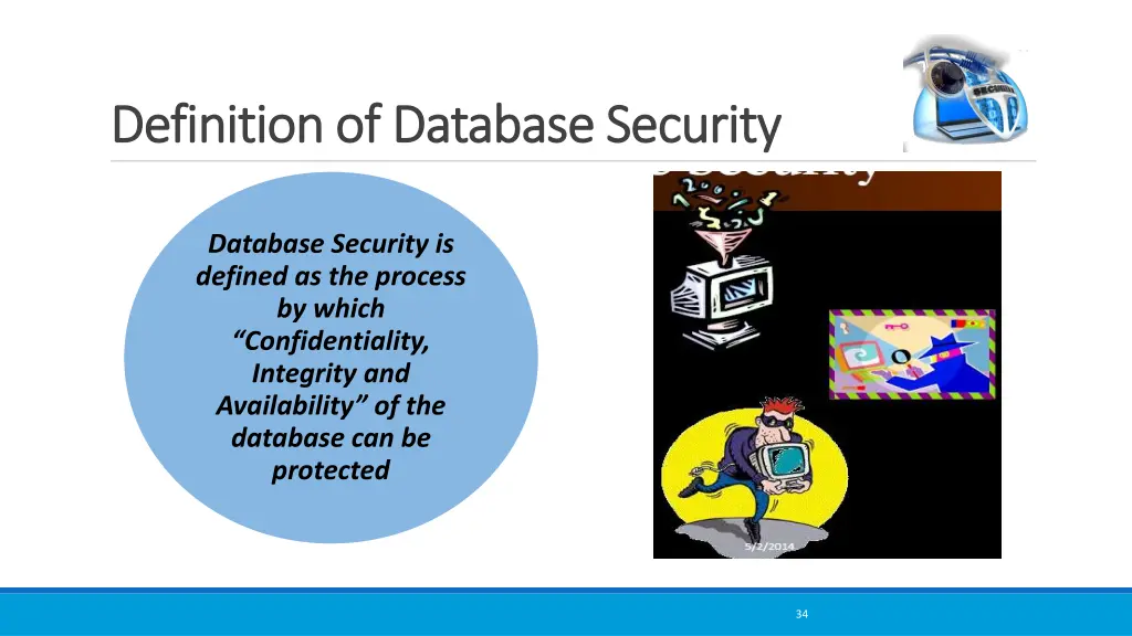 definition of database security definition