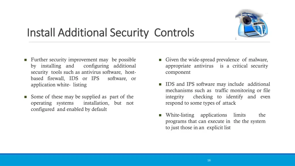 install install additional security additional